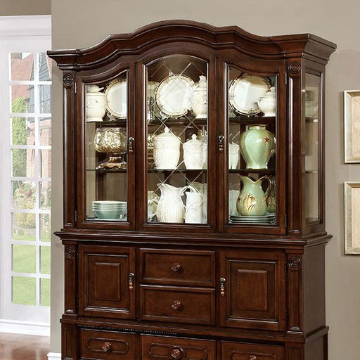 Alpena Brown Cherry Hutch & Buffet - Casa Morelos / Coahuila Furniture (Oklahoma City, OK)