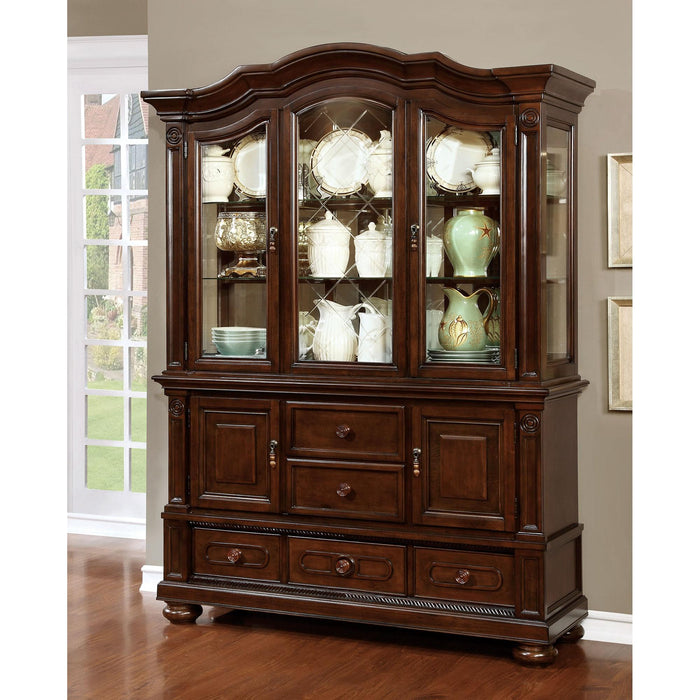 Alpena Brown Cherry Hutch & Buffet - Casa Morelos / Coahuila Furniture (Oklahoma City, OK)