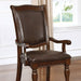 Alpena Brown Cherry/Espresso Arm Chair & Side Chair (2/CTN) - Casa Morelos / Coahuila Furniture (Oklahoma City, OK)