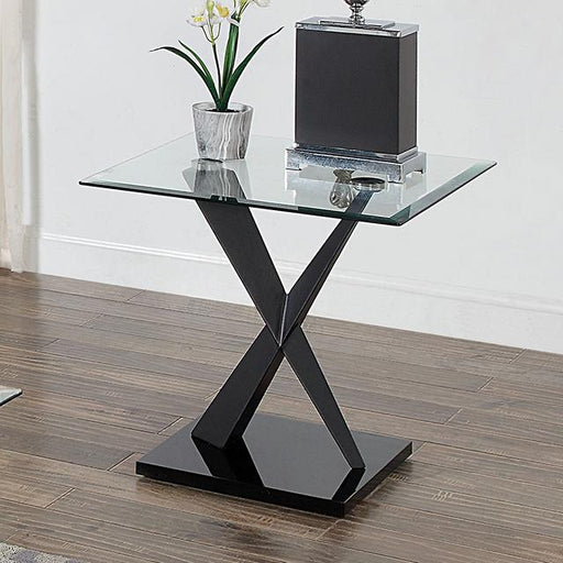XANTHUS End Table, Black - Casa Morelos / Coahuila Furniture (Oklahoma City, OK)