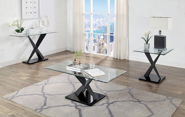 XANTHUS Sofa Table, Black - Casa Morelos / Coahuila Furniture (Oklahoma City, OK)