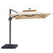 Xico 8 Ft Square Umbrella w/ Double Top w/ LED Light + 37" Large Base - Casa Morelos / Coahuila Furniture (Oklahoma City, OK)