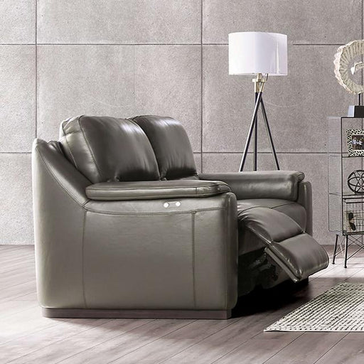 ALTAMURA Power Loveseat, Gray & Beige - Casa Morelos / Coahuila Furniture (Oklahoma City, OK)
