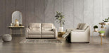 ALTAMURA Power Loveseat, Gray & Beige - Casa Morelos / Coahuila Furniture (Oklahoma City, OK)