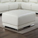 ALTHEA Ottoman, White - Casa Morelos / Coahuila Furniture (Oklahoma City, OK)