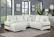 ALTHEA Sectional, White - Casa Morelos / Coahuila Furniture (Oklahoma City, OK)