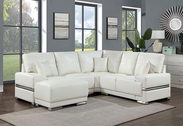 ALTHEA Sectional, White - Casa Morelos / Coahuila Furniture (Oklahoma City, OK)