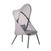 Alverta Foldable Chair Grey & Black (2/Ctn) - Casa Morelos / Coahuila Furniture (Oklahoma City, OK)