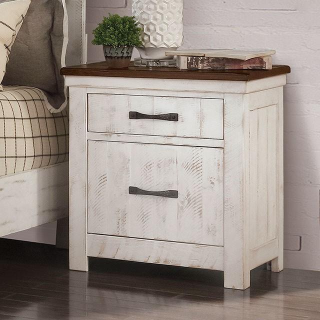 ALYSON Night Stand w/ USB Plug - Casa Morelos / Coahuila Furniture (Oklahoma City, OK)