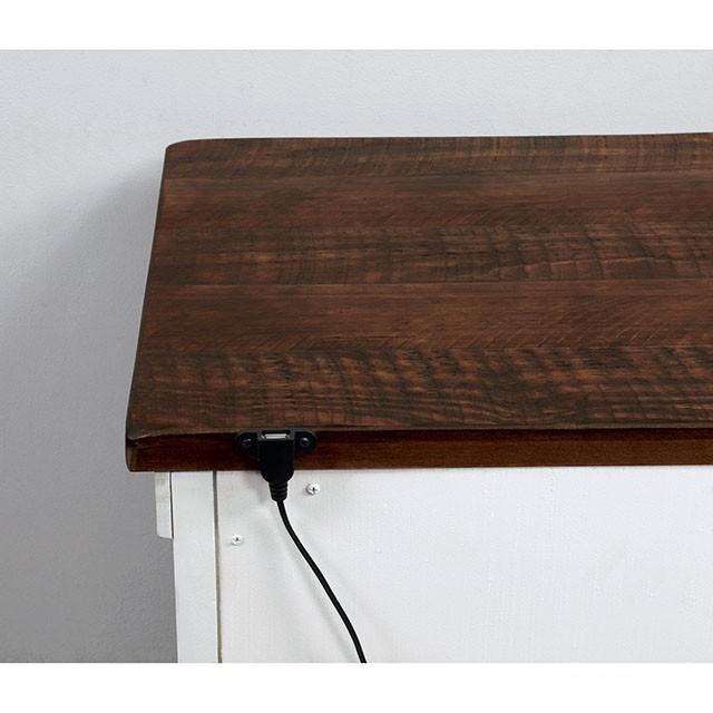 ALYSON Night Stand w/ USB Plug - Casa Morelos / Coahuila Furniture (Oklahoma City, OK)