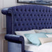 ALZIR Cal.King, E.King, & Queen Bed, Blue - Casa Morelos / Coahuila Furniture (Oklahoma City, OK)