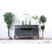 Amina Gray Server - Casa Morelos / Coahuila Furniture (Oklahoma City, OK)