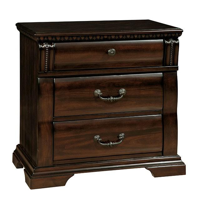 BURLEIGH Cherry Night Stand - Casa Morelos / Coahuila Furniture (Oklahoma City, OK)