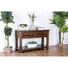 Annabel Walnut Sofa Table - Casa Morelos / Coahuila Furniture (Oklahoma City, OK)