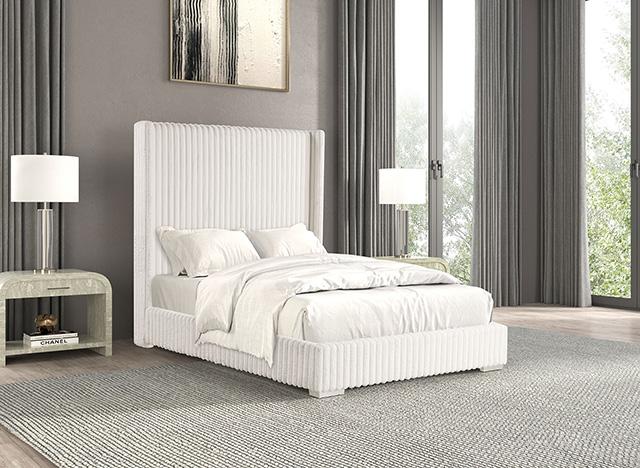 Cadwell Bed Black, Grey, Pink & White - Casa Morelos / Coahuila Furniture (Oklahoma City, OK)