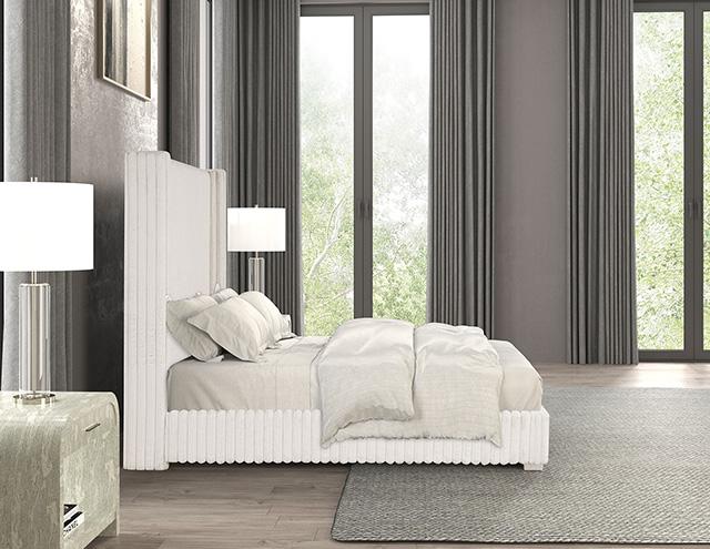 Cadwell Bed Black, Grey, Pink & White - Casa Morelos / Coahuila Furniture (Oklahoma City, OK)