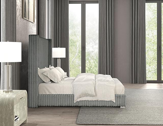 Cadwell Bed Black, Grey, Pink & White - Casa Morelos / Coahuila Furniture (Oklahoma City, OK)