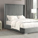 Cadwell Bed Black, Grey, Pink & White - Casa Morelos / Coahuila Furniture (Oklahoma City, OK)