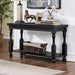 CALANDRA Sofa Table, Antique Black - Casa Morelos / Coahuila Furniture (Oklahoma City, OK)