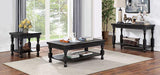 CALANDRA Coffee Table, Antique Black - Casa Morelos / Coahuila Furniture (Oklahoma City, OK)