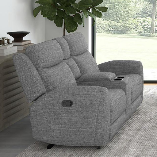 Antonius Manual Recliner Loveseat w/ Console - Casa Morelos / Coahuila Furniture (Oklahoma City, OK)