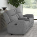 Antonius Manual Recliner Loveseat w/ Console - Casa Morelos / Coahuila Furniture (Oklahoma City, OK)