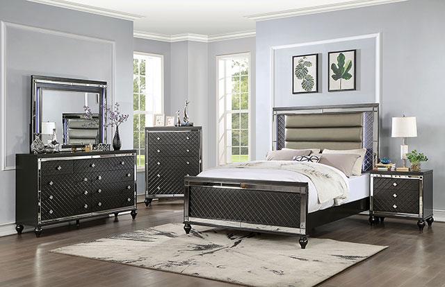 CALANDRIA Mirror w/ LED, Gray - Casa Morelos / Coahuila Furniture (Oklahoma City, OK)