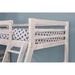 California III Wire-Brushed White Twin/Full Bunk Bed w/ 2 Drawers - Casa Morelos / Coahuila Furniture (Oklahoma City, OK)