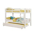 Cameron Dark Walnut, White & Gray Full/Full Bunk Bed - Casa Morelos / Coahuila Furniture (Oklahoma City, OK)