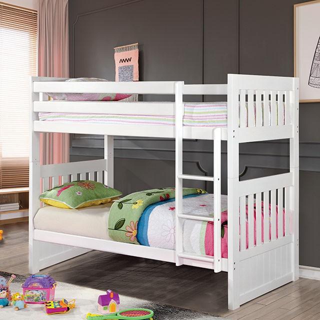 Canberra Twin/Twin Bunk Bed - Casa Morelos / Coahuila Furniture (Oklahoma City, OK)