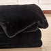 Caparica Black Throw, Black - Casa Morelos / Coahuila Furniture (Oklahoma City, OK)
