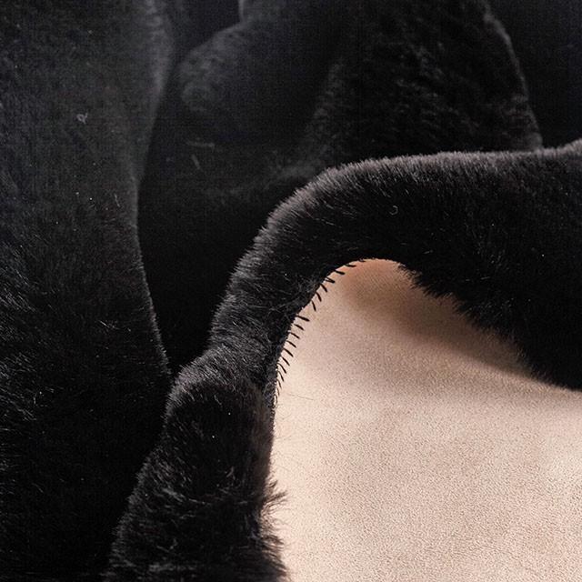 Caparica Black Throw, Black - Casa Morelos / Coahuila Furniture (Oklahoma City, OK)