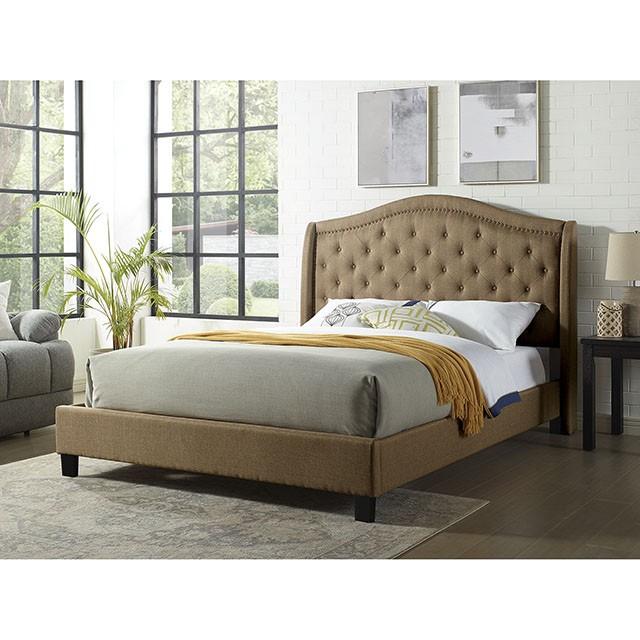 Carly Bed Grey & Brown - Casa Morelos / Coahuila Furniture (Oklahoma City, OK)
