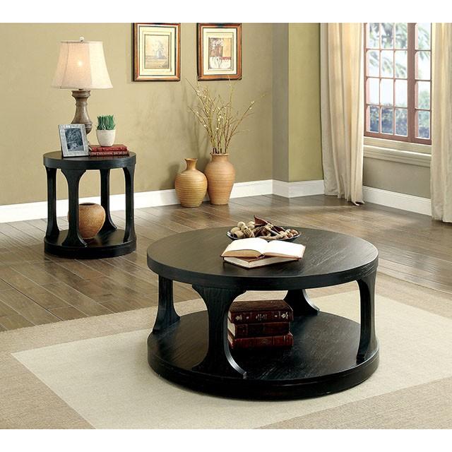 Carrie Antique Black Coffee Table - Casa Morelos / Coahuila Furniture (Oklahoma City, OK)