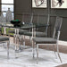 Casper 7 Pc Dining Table Set Chrome - Casa Morelos / Coahuila Furniture (Oklahoma City, OK)