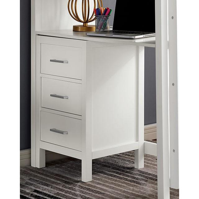 CASSIDY Twin Loft Bed w/ Drawers - Casa Morelos / Coahuila Furniture (Oklahoma City, OK)