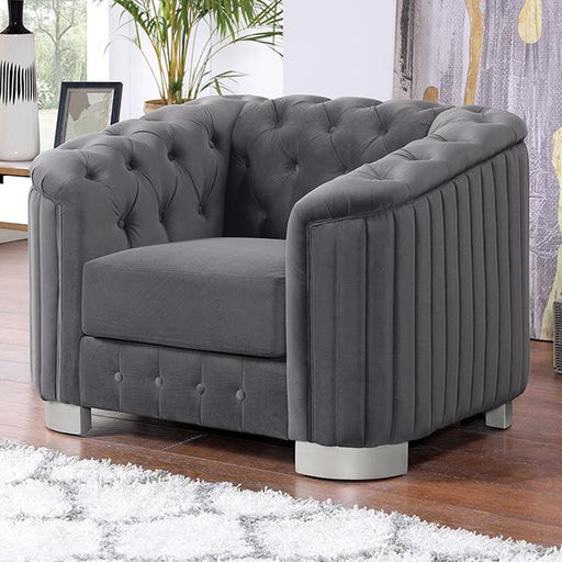CASTELLON Chair, Dark Gray - Casa Morelos / Coahuila Furniture (Oklahoma City, OK)
