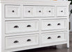 CASTILE Dresser, White - Casa Morelos / Coahuila Furniture (Oklahoma City, OK)