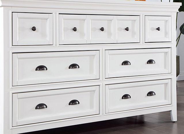 CASTILE Dresser, White - Casa Morelos / Coahuila Furniture (Oklahoma City, OK)