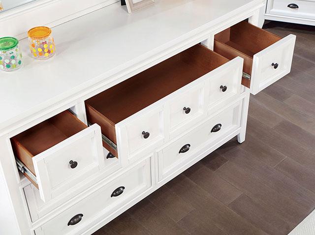 CASTILE Dresser, White - Casa Morelos / Coahuila Furniture (Oklahoma City, OK)