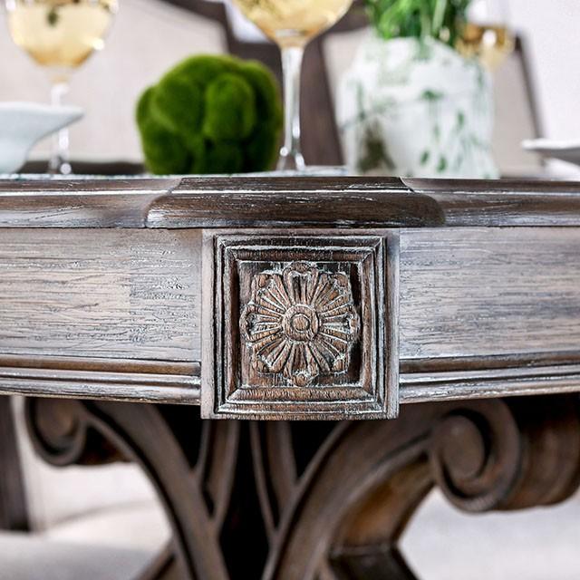 ARCADIA Rustic Natural Tone, Ivory Dining Table - Casa Morelos / Coahuila Furniture (Oklahoma City, OK)