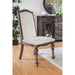 ARCADIA Rustic Natural Tone/ Ivory Side Chair (2/CTN) - Casa Morelos / Coahuila Furniture (Oklahoma City, OK)