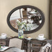 ARCADIA Rustic Natural Tone Mirror, Oval - Casa Morelos / Coahuila Furniture (Oklahoma City, OK)