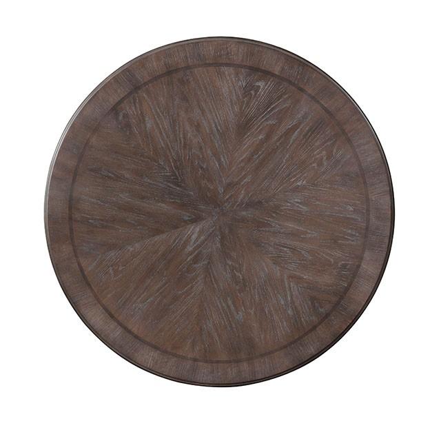Arcadia Rustic Natural Tone Round Dining Table - Casa Morelos / Coahuila Furniture (Oklahoma City, OK)
