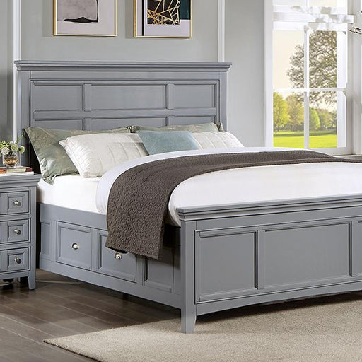 CASTLILE Queen Bed, Gray - Casa Morelos / Coahuila Furniture (Oklahoma City, OK)