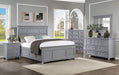 CASTLILE Night Stand w/ USB, Gray - Casa Morelos / Coahuila Furniture (Oklahoma City, OK)
