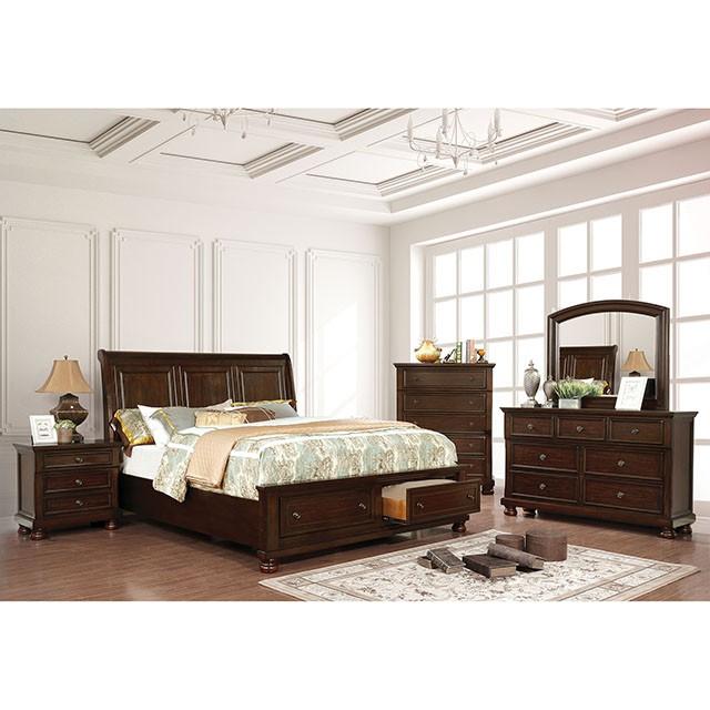 Castor Bed Black, Chrome, & White - Casa Morelos / Coahuila Furniture (Oklahoma City, OK)