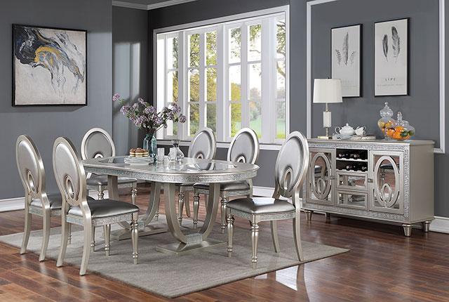 Cathalina 7 Pc Dining Table Set - Casa Morelos / Coahuila Furniture (Oklahoma City, OK)