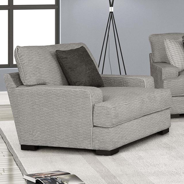 ARDENFOLD Chair, Gray - Casa Morelos / Coahuila Furniture (Oklahoma City, OK)