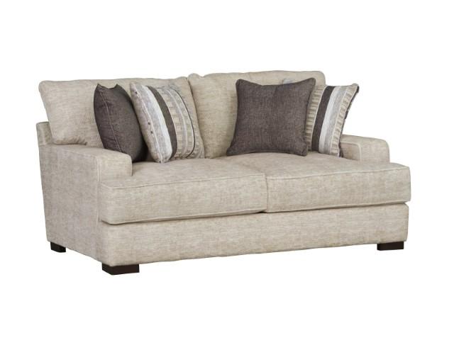 ARDENFOLD Loveseat, Beige & Gray - Casa Morelos / Coahuila Furniture (Oklahoma City, OK)